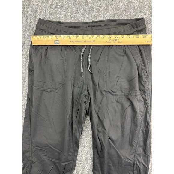 The North Face Capri Pants Womens Large Gray Drawstring Lightweight Hiking TNF - Picture 3 of 8